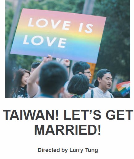 Taiwan! Let's Get Married! poster